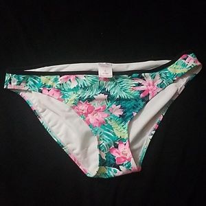 NWOT 👙 XL Xhilaration Floral Swim Bottoms